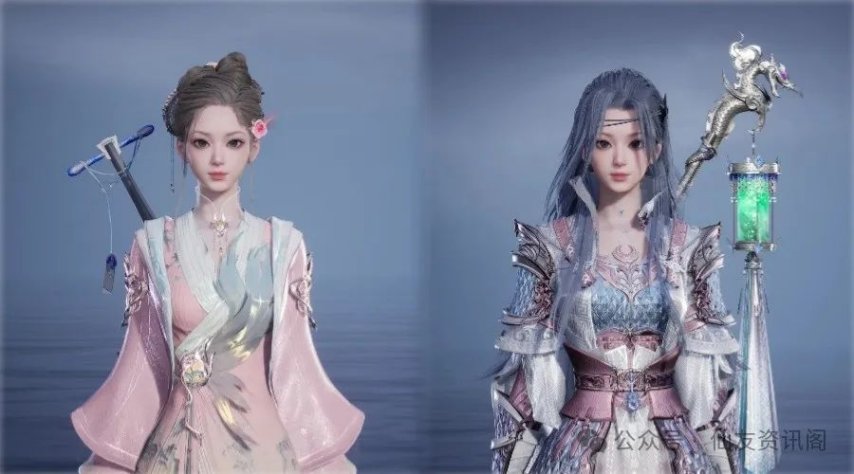 【诛仙世界】时装染色系列分享！“樱粉青弦”与“糖霜战裙”，喜欢就来免费获取方案码~